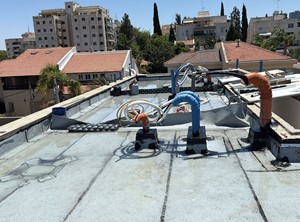 פרויקט איטום גג ביריעות ביטונמיות